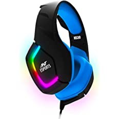 Ant Esports H530 Wired Over Ear Headphones with mic (Blue)