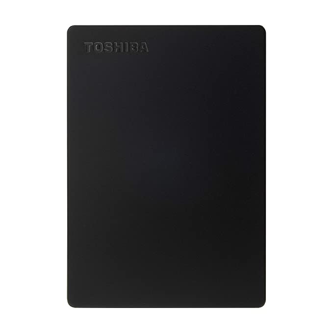 TOSHIBA Canvio Slim 2TB Portable External HDD - USB 3.0 for PC Laptop Windows and Mac, 3 Years Warranty, External Hard Drive - Black