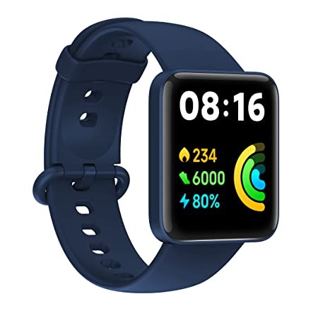Redmi Watch 2 Lite - 3.94 cm Large HD Edge Display, Multi-System Standalone GPS, Continuous SpO2, Stress & Sleep Monitoring, 24x7 HR, 5ATM, 120+ Watch Faces, 100+ Sports Modes, Women's Health, Blue