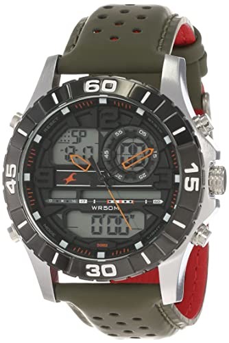 Fastrack Analog-Digital Black Dial Men's Watch-NL38035SL03/NP38035SL03