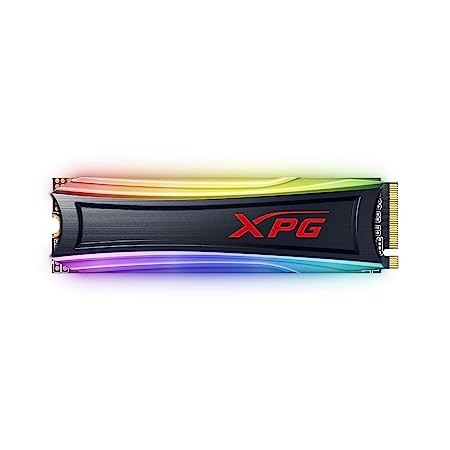 XPG S40G 512GB RGB 3D NAND PCIe Gen3x4 NVMe 1.3 M.2 2280 Internal SSD (AS40G-512GT-C)