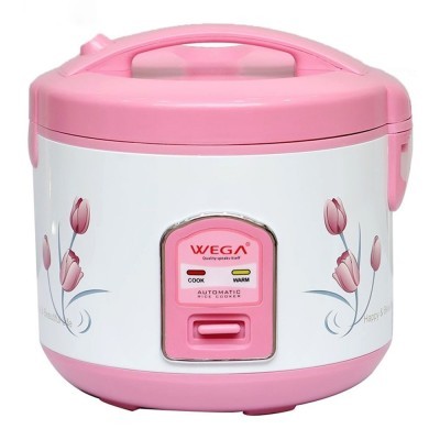 2 Yrs Warranty Wega Rice Cooker 2.2 Ltr With Auto Off and Warmer