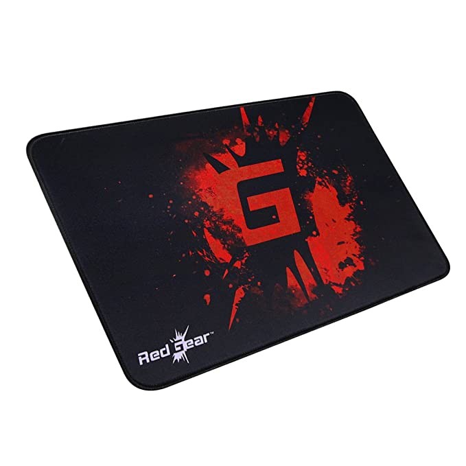 Redgear MP35 Control-Type Gaming Mousepad (Black/Red), Design with textured surface