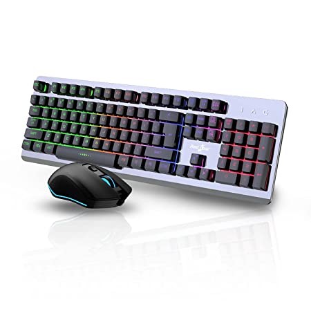 Redgear GC-100 Keyboard and Mouse Set with 3 Mixed LEDs, Windows Keylock, Floating Keycaps, RGB Mode, Upto 3200 dpi and Gaming Grade Sensors, Double Injected Keycaps,  USB connectivity, 1 Year warrant