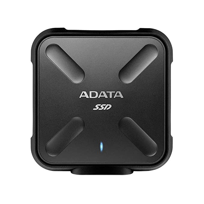 ADATA SD700 1 TB External Solid State Drive/SSD, Upto 440 MB/s of Read and 430 MB/s of Write, 3D NAND with DRAM Cache - ASD700-1TU31-CBK