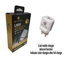 MY POWER 2.4A Autocut Mobile Charger, 6 Months Warranty