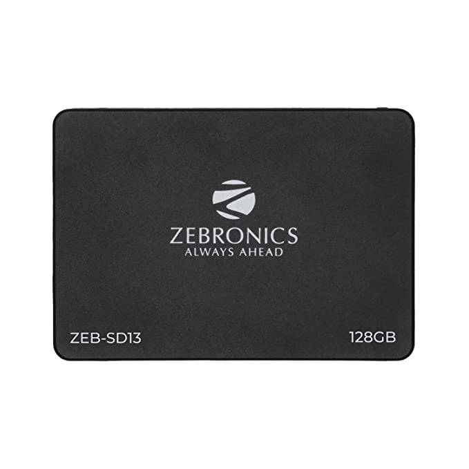 ZEBRONICS SD13 128GB SSD,Ultra Low Power Consumption, S.M.A.R.T. Thermal Management and Silent Operation.