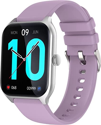 Pebble Newly Launched Cruise 1.96" Infinite Display,125+Sports Mode ,  320 * 386 High-Resolution BT Calling Smartwatch, Rotating Crown, AI Health Sensors & Voice Assistant, 125+Sports Mode - Lilac col