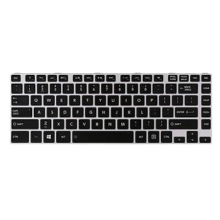 US Layout Keyboard Replacement for Toshiba Satellite E40-A Replace Black